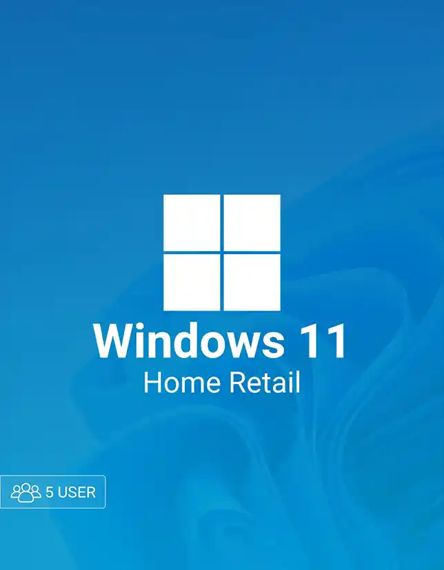 Windows 11 Home Retail – 5 PC License