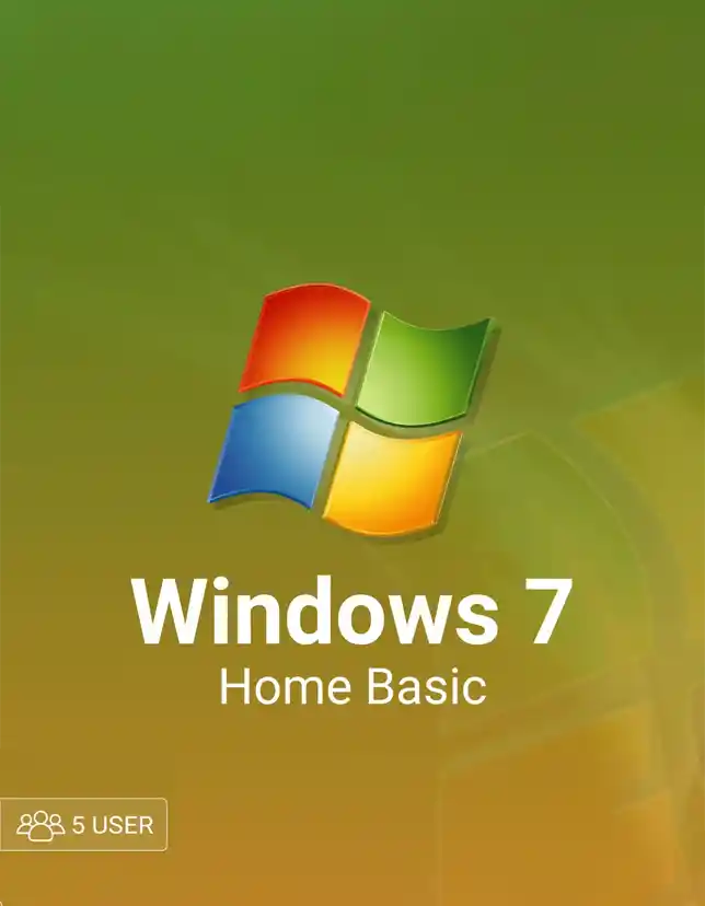 Windows 7 Home Basic – 5 User License