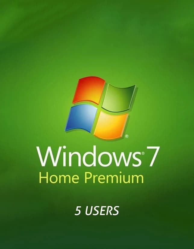 Windows 7 Home Premium – 5 User License