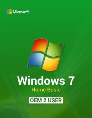 Windows 7 Home Basic OEM – 2 User License